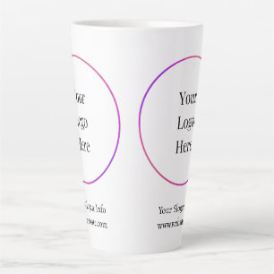 Firmenlogo Moderne Unternehmensvorlage Milchtasse