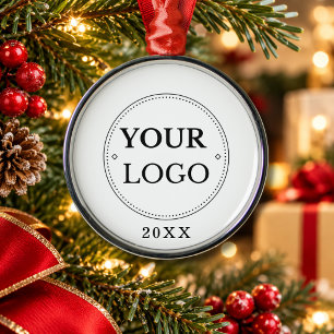 Firmenlogo Moderne Weihnachten Ornament Aus Metall