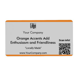 Firmenlogo Motto QR Marketing Grosses Firmenlogo