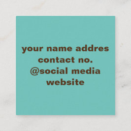 Firmenlogo Name einfach grüne Karte