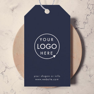Firmenlogo Navy Blue Beruflich Brand Geschenkanhänger