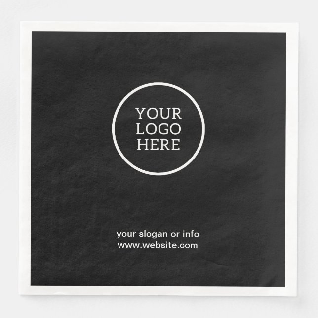 Firmenlogo | Papierservietten (Vorderseite)