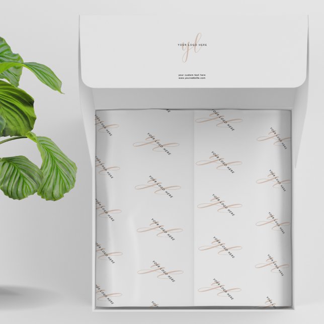 Firmenlogo Personalisierte Business-Verpackung Seidenpapier (Von Creator hochgeladen)