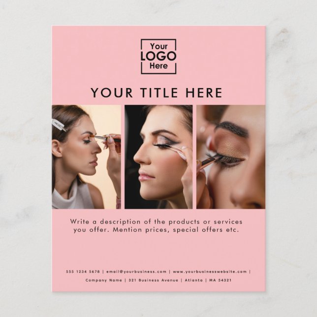Firmenlogo Pink Beauty Salon 3 Fotos Flyer (Vorne)