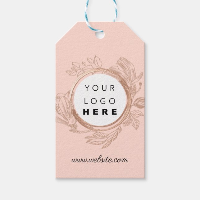 Firmenlogo Produktbeschreibung Preis Geschenkanhänger (Vorderseite)