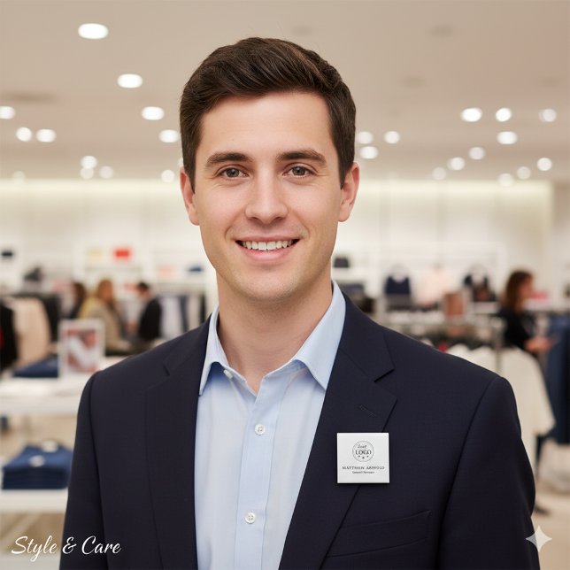 Firmenlogo Professioneller Identifikationsbutton Button (Corporate Logo Professional Identification Button)