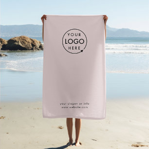 Firmenlogo Rosa Beruflich modern Strandtuch