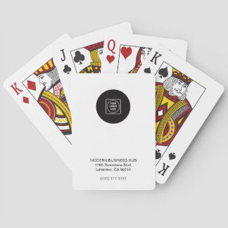 Firmenlogo-Rücksendeadresse-Branding-Poker-Karten Spielkarten