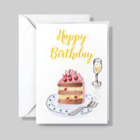 Firmenlogo Schokoladen-Kirsch-Kuchen Geburtstag