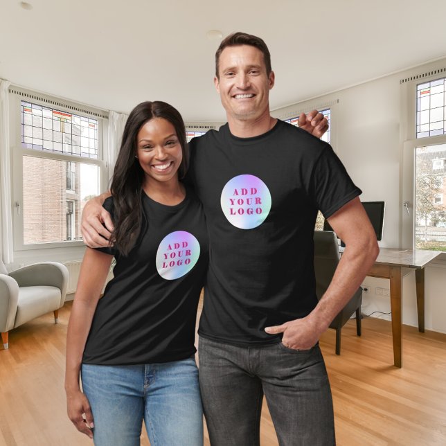 Firmenlogo Schwarze Arbeits- und Berufskleidung T-Shirt (Von Creator hochgeladen)