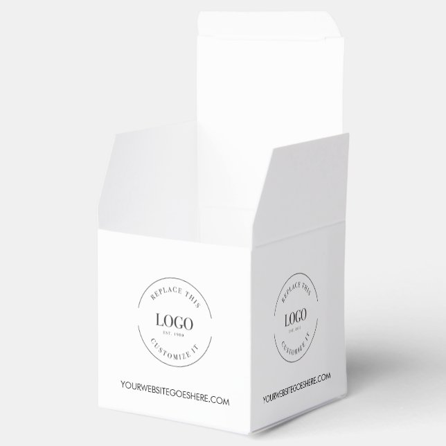 Firmenlogo - Sondergeschenk Geschenkschachtel (Geöffnet)