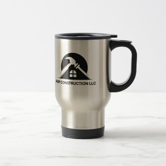 Firmenlogo Stainless Steel Travel Mug Reisebecher (Rechts)