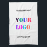 Firmenlogo Text Business Küche Handtuch<br><div class="desc">Benutzerdefinierte Farben und Schriftart - Küchentücher mit Ihrem Firmenlogo und Textwerbung Personalisiert Küchentücher hinzufügen - Logo hinzufügen - Foto oder Bild - QR-Code / Text - Kontaktinformationen - E-Mail oder Website / Telefon / Mehr - Vergrössern und verschieben oder entfernen / Elemente hinzufügen - Bild / Text mit Anpassungswerkzeug. Wählen...</div>