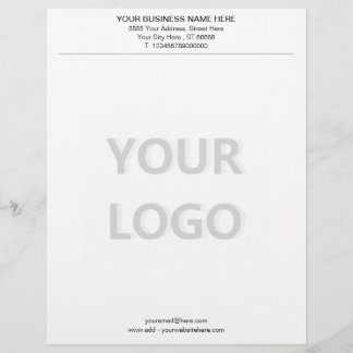 Firmenlogo-Text-Info-Branded-Briefkopfvorlage Briefbogen