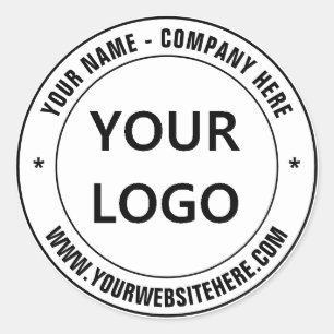 Firmenlogo und Aufkleber für Textverarbeitung