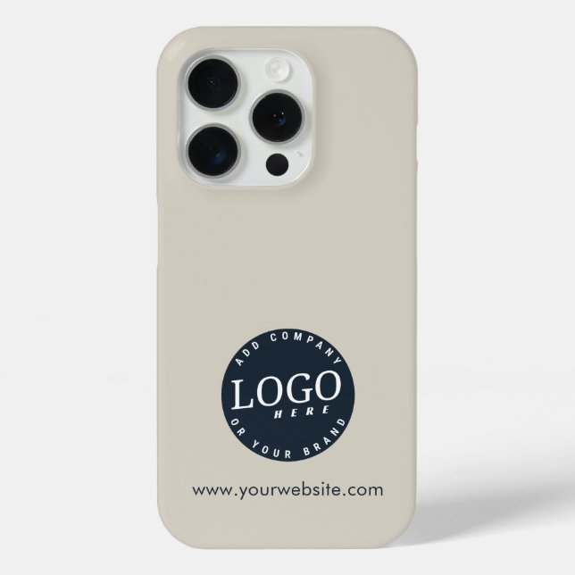 Firmenlogo und Firmenwebsite Case-Mate iPhone Hülle (Rückseite)