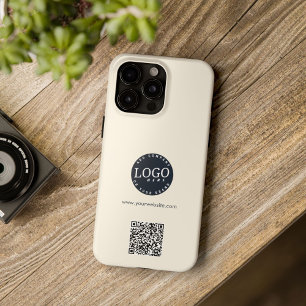 Firmenlogo und QR-Code Mitarbeiter Case-Mate iPhone Hülle