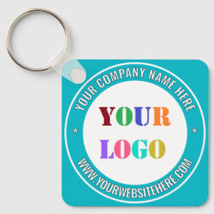 Firmenlogo und Text-Business-Schlüsselanhänger Schlüsselanhänger