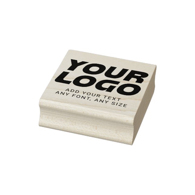 Firmenlogo und Text Gummistempel (Stempel)