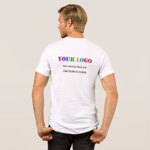 Firmenlogo und Text - Ihr Business-T - Shirt
