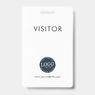 Firmenlogo und Visitenkartenadresse Ausweis