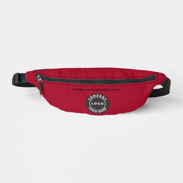 Firmenlogo und Website-MitarbeiterInnen - kundensp Bauchtasche (Vorderseite)