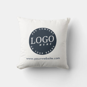 Firmenlogo und Website-Showroom Kissen