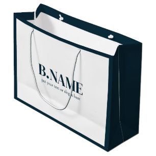 Firmenlogo Unternehmen Professionell korporativ Große Geschenktüte
