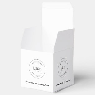 Firmenlogo Unternehmensveranstaltung individuelles Geschenkschachtel