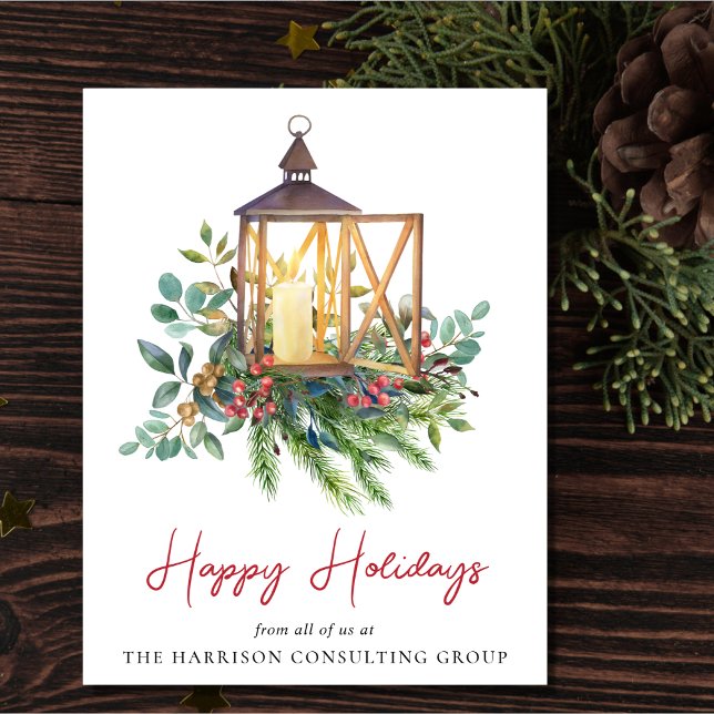 Firmenlogo Weihnachtsfarbe Feiertagskarte (Spread the joy of the season and strengthen business relationships with our elegant holiday card)