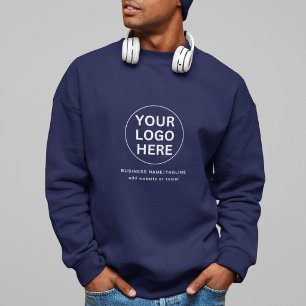 Firmenlogo Werbe-Navyblau Sweatshirt