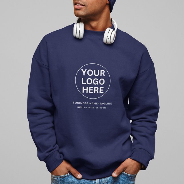 Firmenlogo Werbe-Navyblau Sweatshirt (Von Creator hochgeladen)