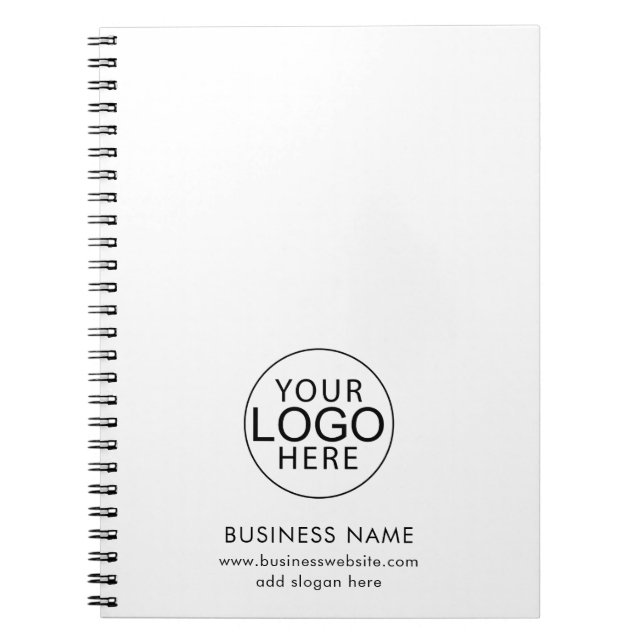 Firmenlogos Firmenwerbung Notizblock (Vorderseite)