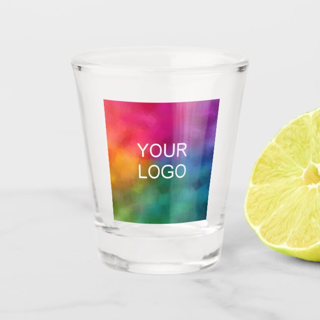 Firmenlogos hier Single hinzufügen Schnapsglas (Vorderseite)