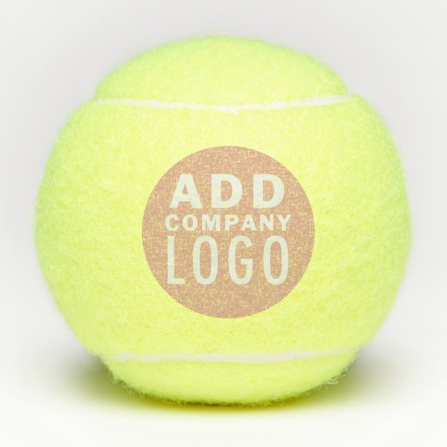 Firmenlogos Mitarbeiter von Veranstaltungen Tennisbälle (Vorderseite)