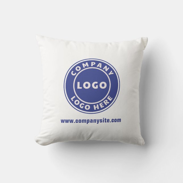 Firmenlogos passen in den Showroom Kissen (Vorderseite)
