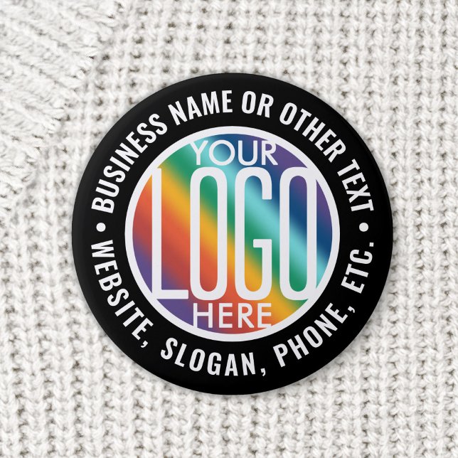 Firmenlogos Werbung für moderne Schwarze Medien Button (Von Creator hochgeladen)