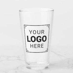 Firmenlogoschild Glas