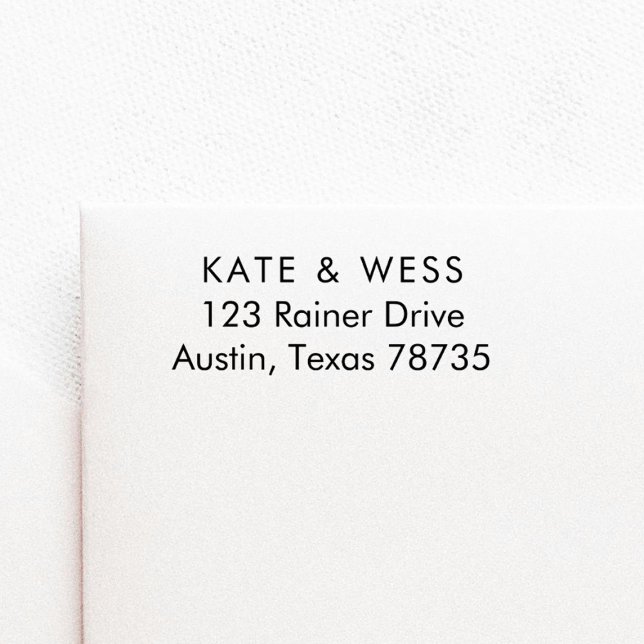 Firmenname-Adresse selbstfarbige Briefmarke Permastempel (Von Creator hochgeladen)