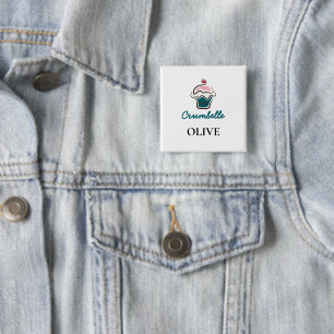 Firmenname: Custom Cupcake Bakeholder-Logo Button