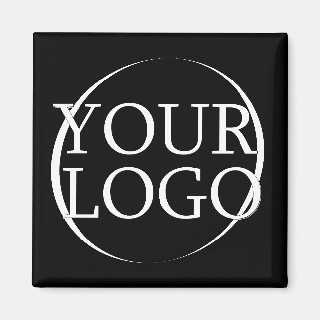 Firmenname Erstellen Sie Ihren Firmentext Magnet (Vorne)