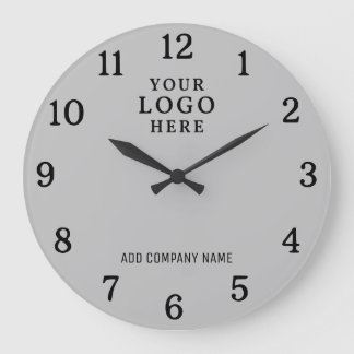Firmenname Firmenlogo Markenbezeichnung "Promo Gra Große Wanduhr