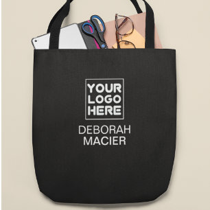 Firmenname für Werbemarken BLACK Tasche