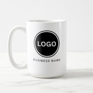 Firmenname Logo Kaffeetasse