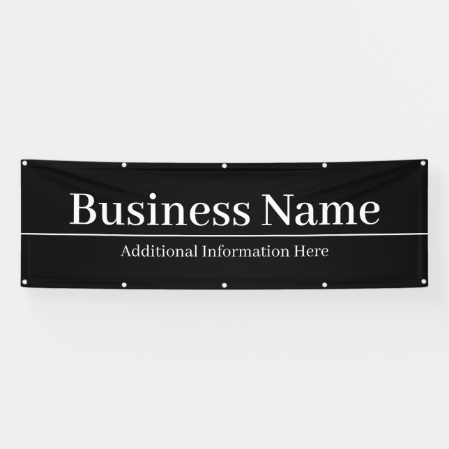 Firmenname oder anderer bearbeiteter Text Banner (Horizontal)