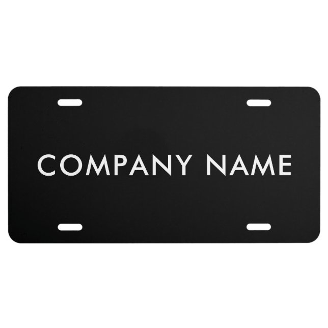 Firmenname oder Name des Unternehmens US Nummernschild