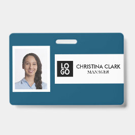 Firmenname Personalisiertes Foto Logo Name des Mit Ausweis
