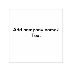Firmenname Textdetails minimal hinzufügen Permastempel