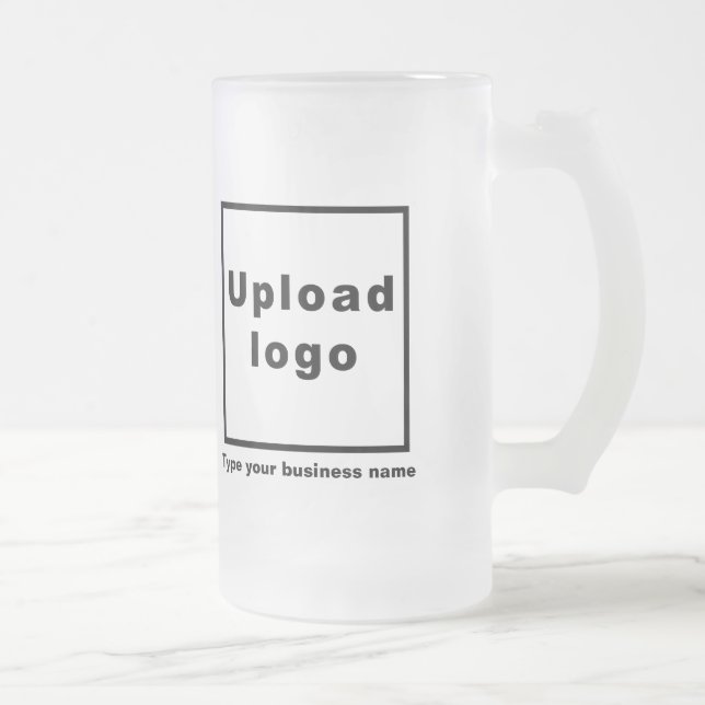 Firmenname und Logo auf 16 oz Tasse (Rechts)