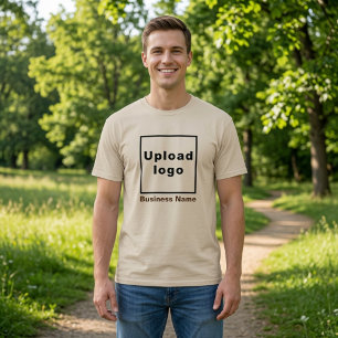 Firmenname und Logo auf dem farbigen T - Shirt San